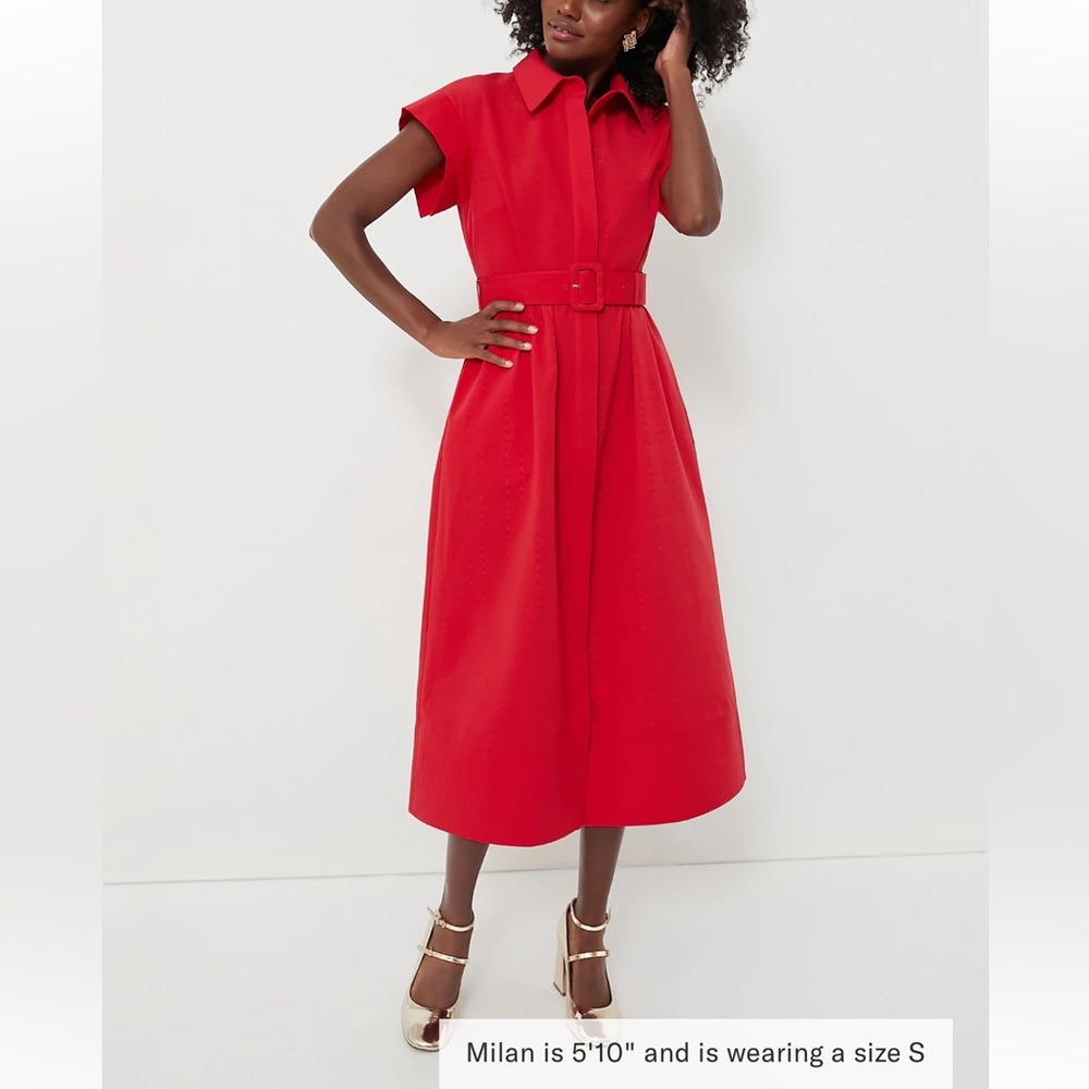 Tuckernuck Red Midi Dress - Picture 2 of 14